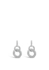 Absolute Silver Linking Circle Earrings, E1157SL