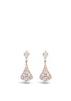 Absolute Rose Gold Teardrop Earrings, E2051RS