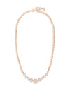 Absolute Rose Gold Circular Diamante Necklace, N2097RS