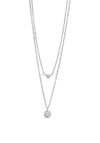 Absolute Double Chain Silver Necklace, JP232SL