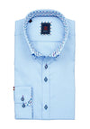 Andre Zeno Long Sleeve Shirt, Blue