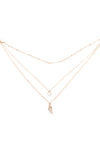 Absolute Multi-Layer Necklace, Rose Gold