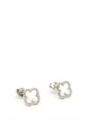 Absolute Diamante Stud Earrings, Silver