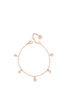 Absolute Mini Multi Charm Bracelet, Rose Gold