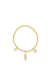 Absolute Beaded Charm Bracelet, Gold