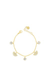 Absolute Sun & Crystal Bracelet, Gold