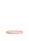 Absolute Scattered Diamante Bangle, Rose Gold