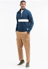 Barbour Davey Half Zip Sweatshirt, Navy