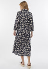 Barbour Womens Cranmoor Daisy Midi Dress, Navy Multi