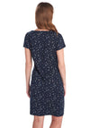 Barbour Womens Harewood Bird Print Dress, Navy