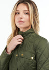 Barbour Womens Broxfield Quilted Jacket, Olive Green