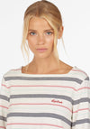 Barbour Womens Merseyside Striped T-Shirt, White