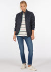 Barbour Womens Southport Reversible Quilted Jacket, Navy & Mint