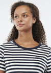 Barbour Womens Ferryside T-Shirt, Navy & White