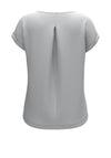 Bianca Julie Satin Feel Top, Grey