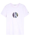 Calvin Klein Girls Circle Monogram T-Shirt, Lavender Pink