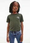 Calvin Klein Jeans Boys Chest Monogram T-Shirt, Deep Depths