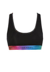 Calvin Klein Pride Racer Back Bralette, Black