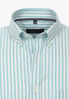 Casa Moda Vertical Stripe Shirt, Green