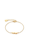 Coeur De Lion Small Dancing Geo Cube Bracelet, Gold