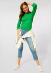 Cecil Three Quarter Length Sleeve T-Shirt, Radiant Green