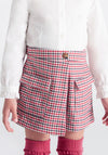 Mayoral Girls Houndstooth Shorts, Pink Multi