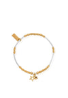 ChloBo Double Star Bracelet, Silver & Gold