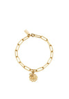 ChloBo Chain Link Balance & Harmony Bracelet, Gold