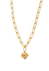 ChloBo Link Chain Faith & Love Necklace, Gold