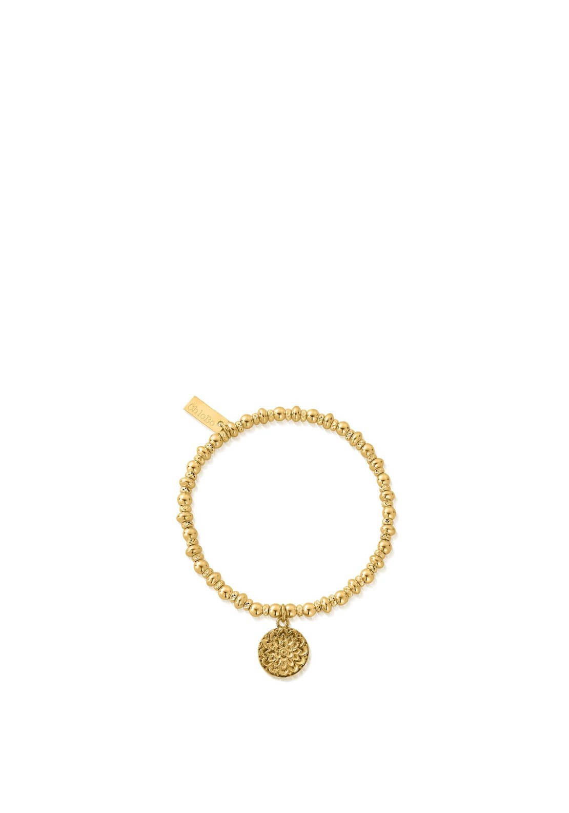 Chlobo Sparkle Moon Flower Bracelet, Gold - McElhinneys