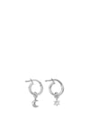 ChloBo Wisdom & Guidance Small Hoop Earrings, Silver