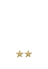 Chlobo Sparkle Star Stud Earrings, Gold