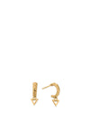 Chlobo Mini Water Hoops Earring, Gold