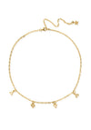 Chlobo Multi Charm Elements Choker Necklace, Gold