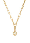 Chlobo Link Chain Air Necklace, Gold