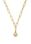 Chlobo Link Chain Water Necklace, Gold