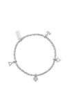 Chlobo Multi Charm Elements Bracelet, Silver