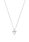 Chlobo Delicate Box Chain Water Necklace, Silver