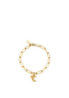 ChloBo Link Chain Hope & Guidance Bracelet, Gold