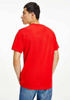 Tommy Jeans Classic Jersey T-Shirt, Deep Crimson