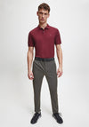 Calvin Klein Refined Pique Polo Shirt, Port