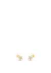 Absolute Double Star Earrings, Gold