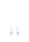 Absolute Star Drop Earring, Silver