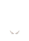 Absolute CZ Crawler Earrings, Rose Gold