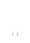 Absolute Triple Star Stud Earrings, Gold