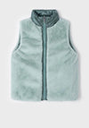 Mayoral Girl Reversible Gilet, Green