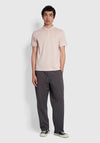 Farah Blanes Polo Shirt, Pink Marl