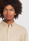 Farah Brewer Long Sleeve Shirt, Straw Beige