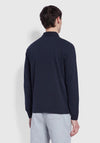 Farah Haslam Long Sleeve Polo Shirt, True Navy