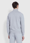 Farah Jim Quarter Zip Sweatshirt, Light Grey Marl